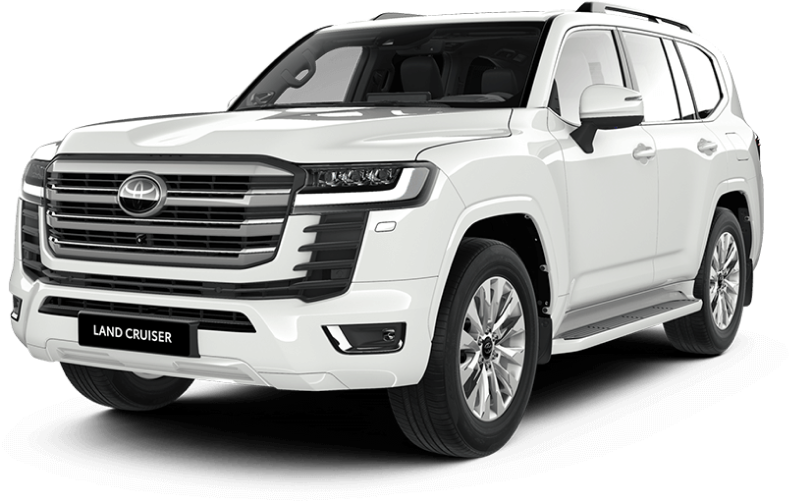 White Land Cruiser